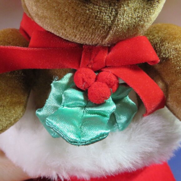 Christmas plush rabbit in stocking no logo RABBIT DOES NOT COME OUT - Picture 5 of 12